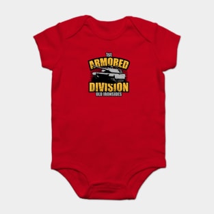 1st Armored Division Baby Bodysuit